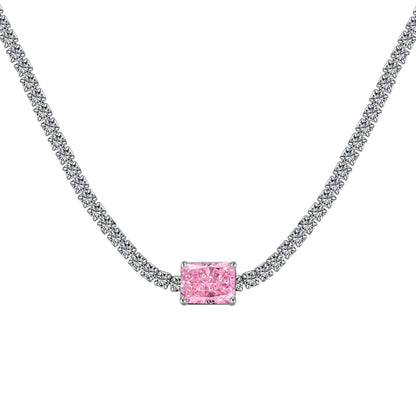 [Shinejoy Jewelry]2.0 carat Ornate Emerald Cut Necklace