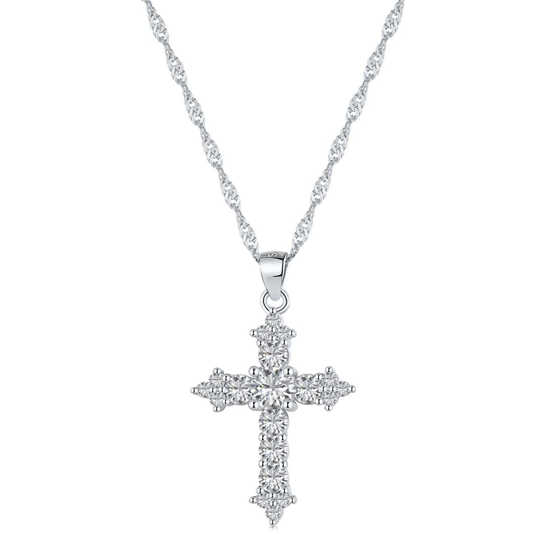 [Shinejoy Jewelry]Delicate Cross Shape Necklace