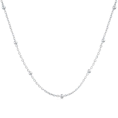 [Shinejoy Jewelry]Small Bead Clavicle Chain Simple Necklace