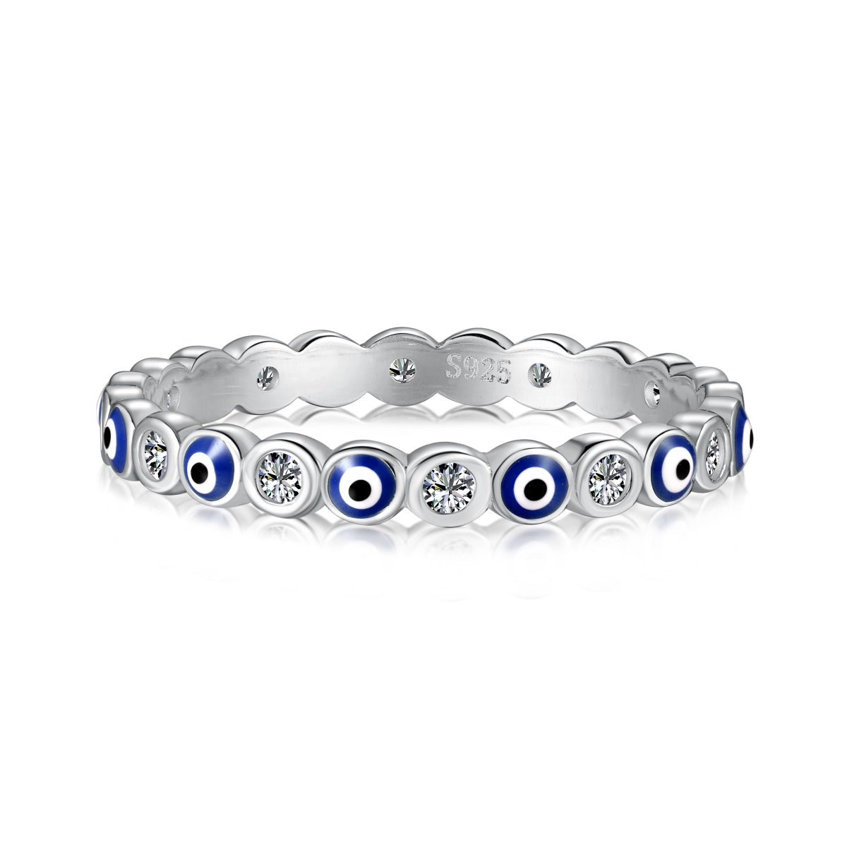 [Shinejoy Jewelry]Sparkling Vibrant Round Shape Daily Ring