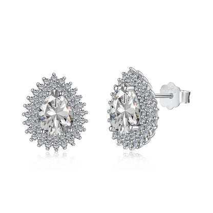 [Shinejoy Jewelry]Delicate Gorgeous Pear Cut Daily Earrings