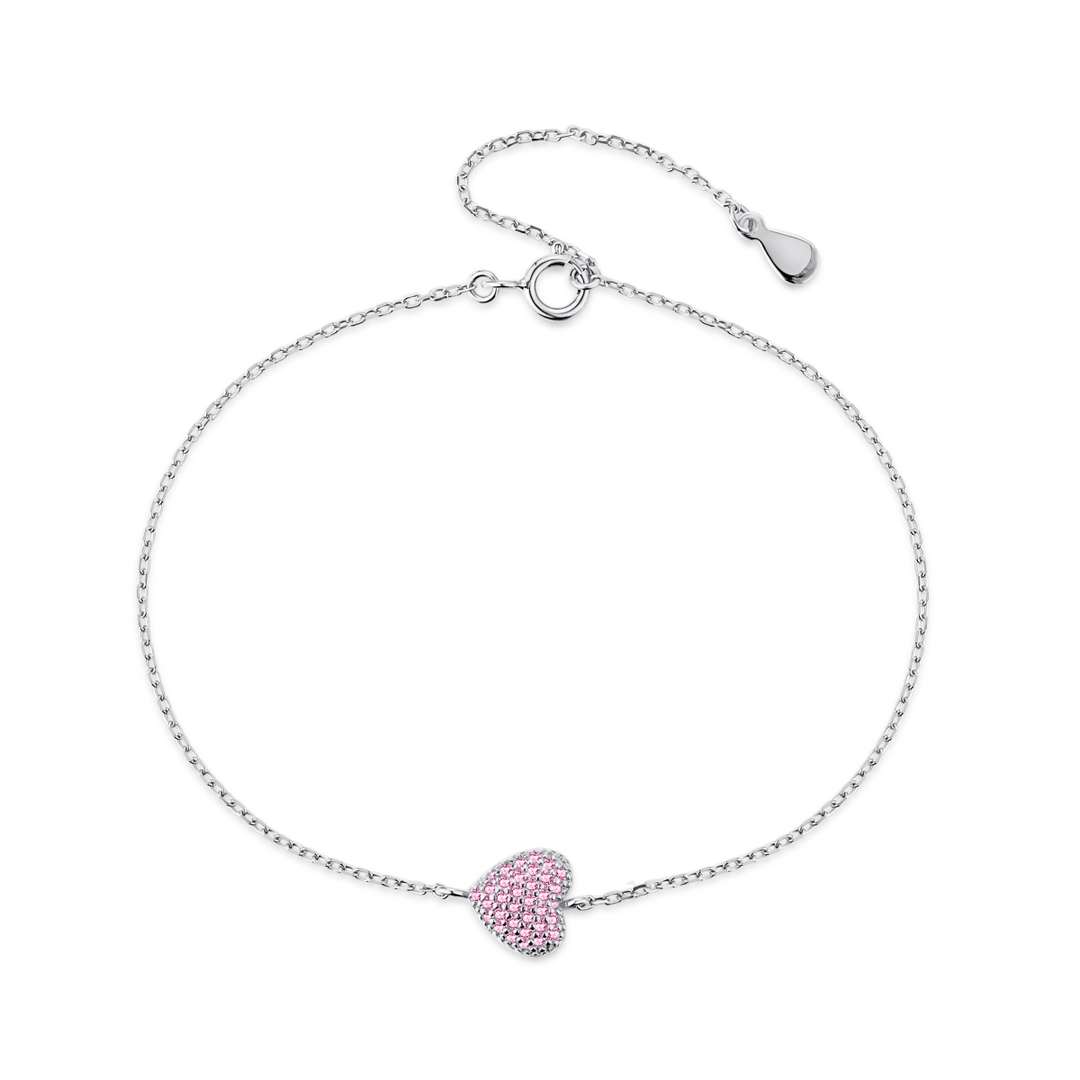 [Shinejoy Jewelry]Heart-Shaped Gentle and Versatile Bracelet