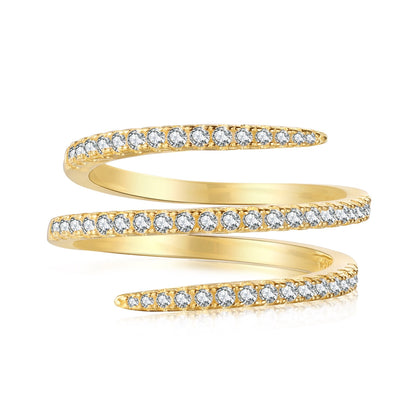 [Shinejoy Jewelry]Unique Vibrant Entangle Daily Ring