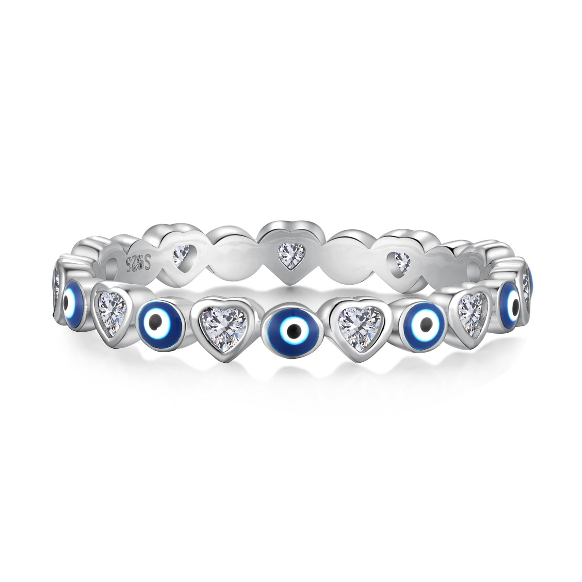 [Shinejoy Jewelry]Radiant Colorful Round Shape Daily Ring