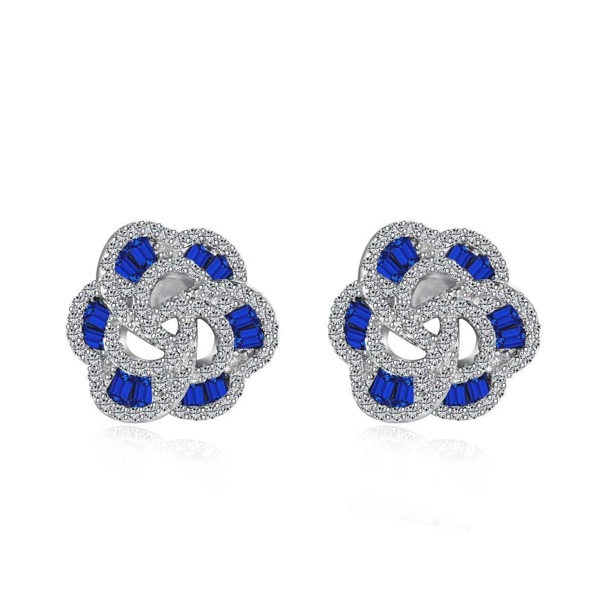 [Shinejoy Jewelry]Exquisite Flower Shape Daily Earrings