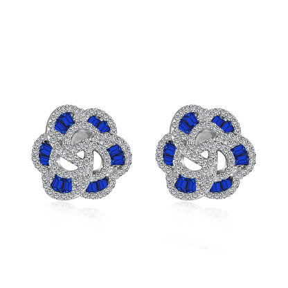 [Shinejoy Jewelry]Exquisite Flower Shape Daily Earrings