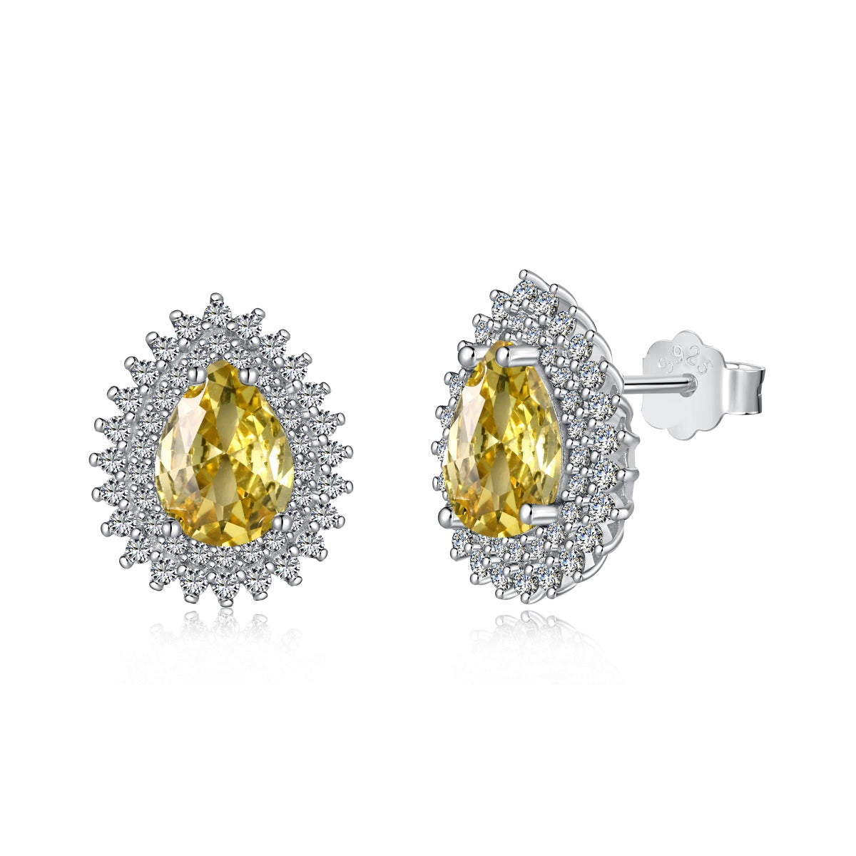 [Shinejoy Jewelry]Delicate Gorgeous Pear Cut Daily Earrings