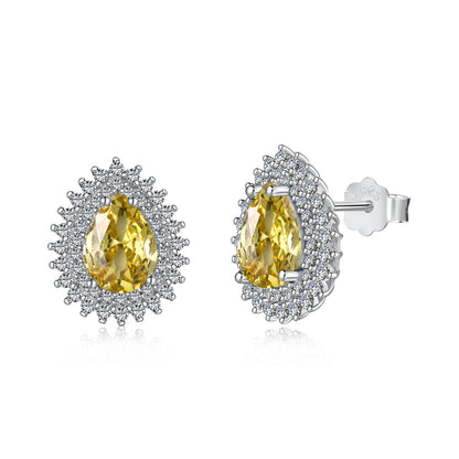 [Shinejoy Jewelry]Delicate Gorgeous Pear Cut Daily Earrings