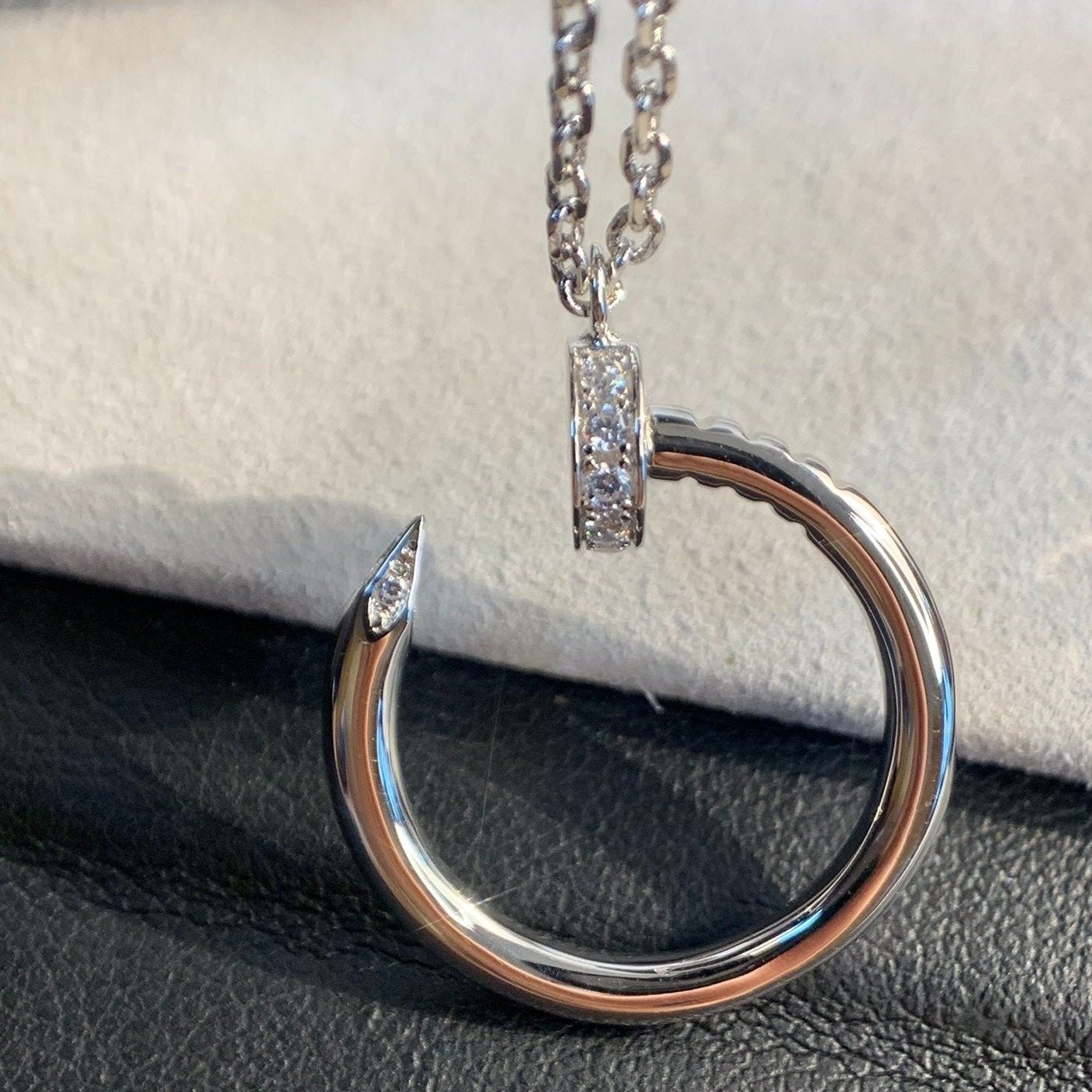 [Shinejoy]JUSTE NECKLACE SILVER