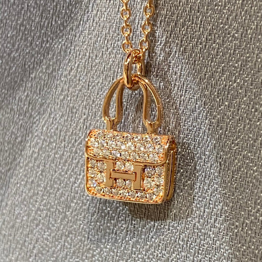 [Shinejoy]CONSTANCE PEDANT DIAMOND NECKLACE