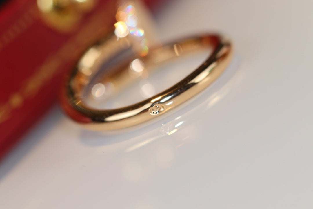 [Shinejoy]JUSTE RING 2.65MM GOLD DIAMOND