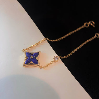 [Shinejoy]COLOR STAR PINK GOLD DIAMOND BRACELET
