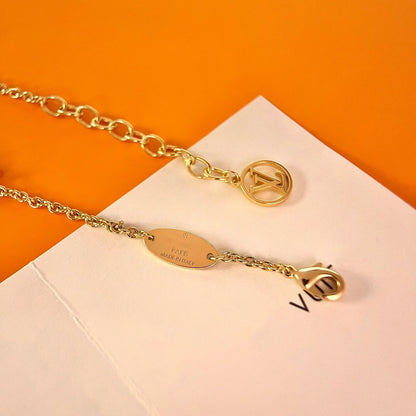 [Shinejoy]LOGO STAR MOTIF GOLD BRACELET