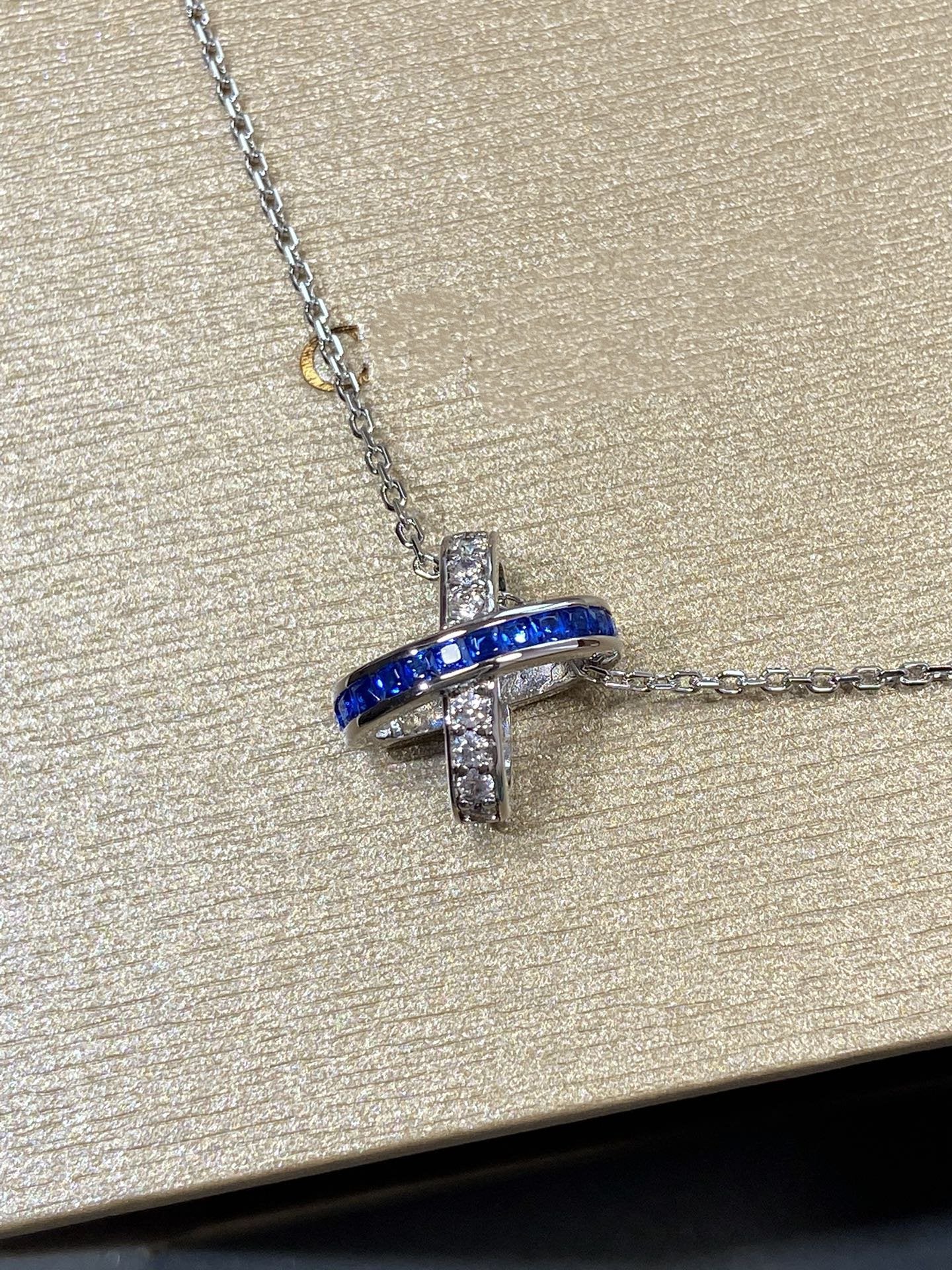 [Shinejoy]LIENS DIAMOND SILVER NECKLACE