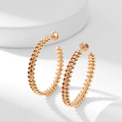 [Shinejoy]CLASH HOOP EARRINGS