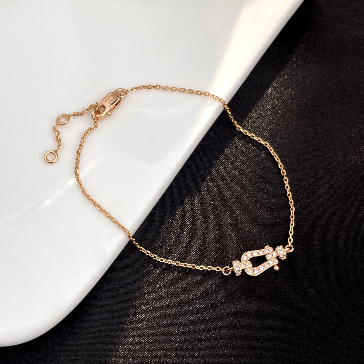 [Shinejoy]FORCE 10 FULL DIAMOND BUCKLE CHAIN LINK MINI MODEL