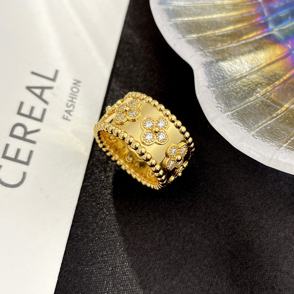[Shinejoy]PERLEE DIAMOND LARGE RING