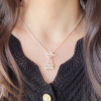 [Shinejoy]CONSTANCE PEDANT SILVER NECKLACE