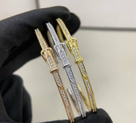 [?Shinejoy]DIAMOND-ENCRUSTED BRACELET THREE COLORS