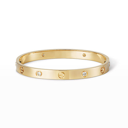 [Shinejoy]LOVE BRACELET 6.1MM 4 DIAMONDS
