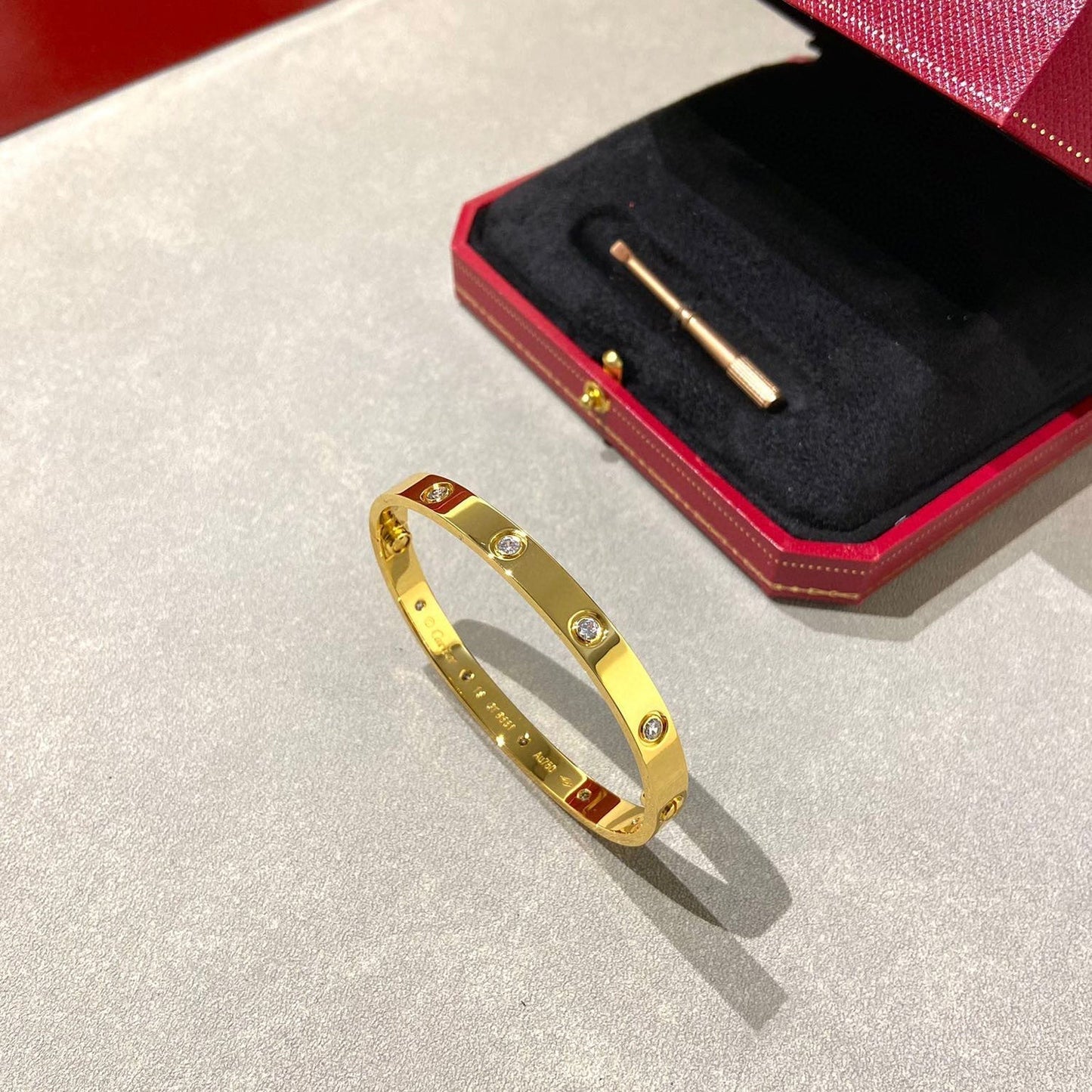 [Shinejoy]LOVE BRACELET 6.1MM 10 DIAMONDS