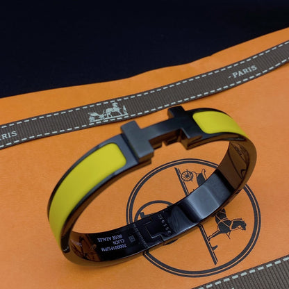 [Shinejoy]CLIC HM SO BLACK YELLOW BRACELET