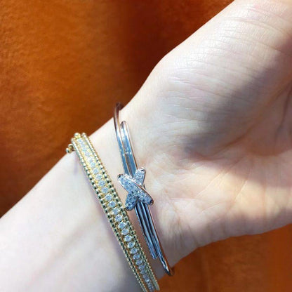 [Shinejoy]JEUX DE BRACELET SILVER DIAMONDS