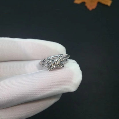 [Shinejoy]JEUX DE SILVER DIAMOND RING