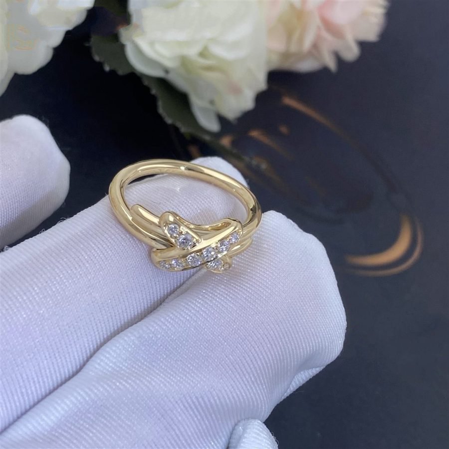 [Shinejoy]JEUX DE GOLD DIAMOND RING