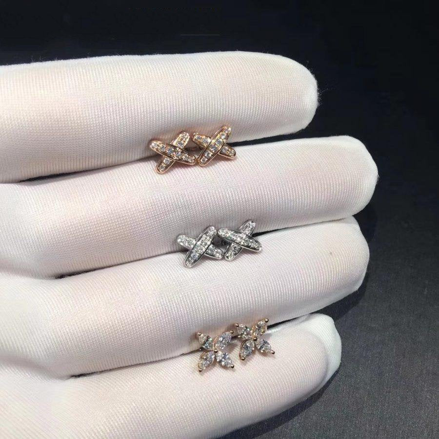 [Shinejoy]JEUX DE DIAMOND EARRINGS